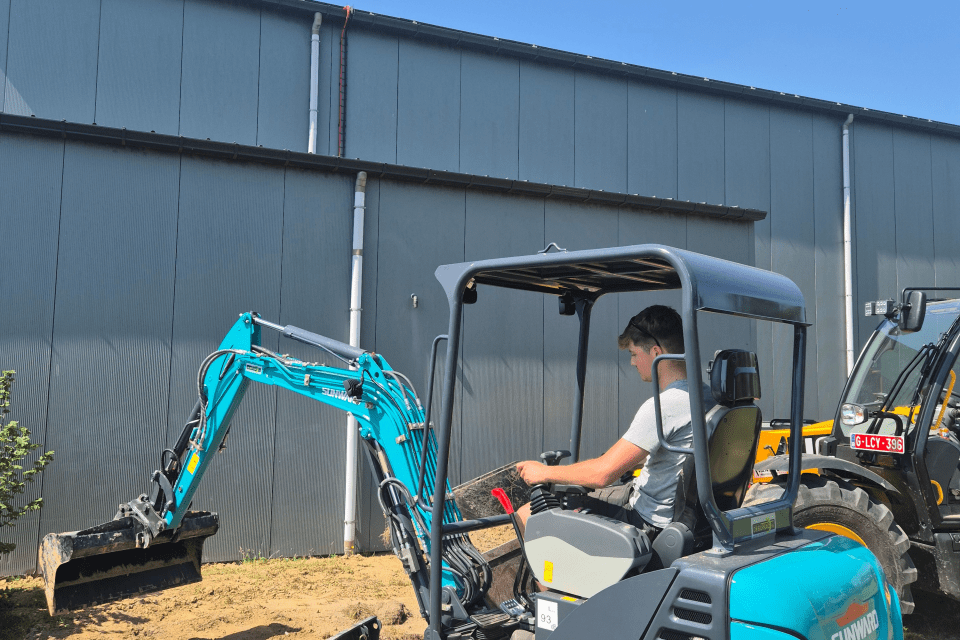 Tielt hite batterij