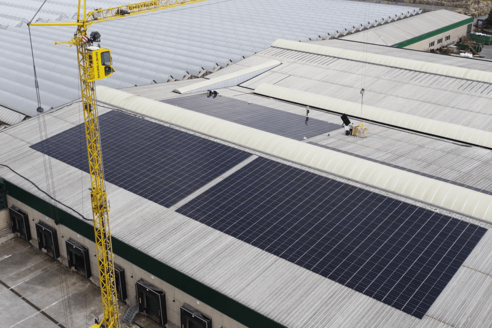 PV installatie voor industrie