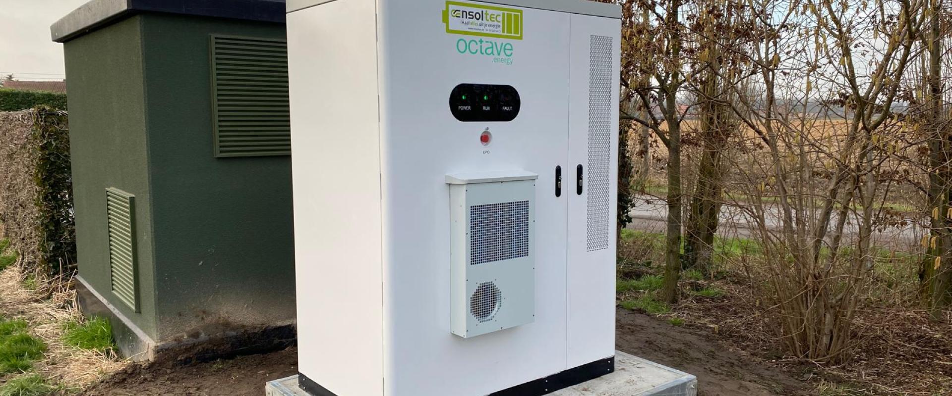 Octave batterijopslag